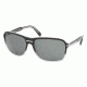 Prada PR02NS Progressive Sunglasses - Black Gradient Crystal Gray Frame / 61 mm Prescription Lenses, ZXA1A1-6116