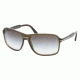 Prada PR02NS Progressive Sunglasses - Tobacco Green Gradient Frame / 61 mm Prescription Lenses, 0AQ4M1-6116