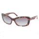 Prada PR03NS Progressive Sunglasses - Top Mimetic Ruby/Ruby Frame / 57 mm Prescription Lenses, BF13M1-5718