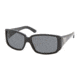 Prada PR16LS Single Vision Prescription Sunglasses PR16LS-1AB1A1-5715 - Lens Diameter 57 mm, Frame Color Gloss Black