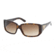 Prada PR16LS Single Vision Prescription Sunglasses PR16LS-2AU6S1-5715 - Lens Diameter 57 mm, Frame Color Havana