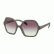 Prada PR06SSF Sunglasses UFG4W1-56 - Matte Alluminium Grey Frame, Violet Gradient Lenses
