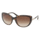 Prada PR07OS Single Vision Prescription Sunglasses PR07OS-2AU6S1-5917 - Lens Diameter 59 mm, Frame Color Havana