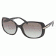 Prada PR08OS Progressive Prescription Sunglasses PR08OS-1AB0A7-5717 - Frame Color Black, Lens Diameter 57 mm