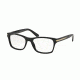 Prada PR16SV Eyeglass Frames 1AB1O1-52 - Black Frame