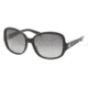 Prada PR17NS Bifocal Prescription Sunglasses PR17NS-1AB3M1-5717 - Frame Color Black, Lens Diameter 57 mm