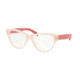 Prada PR23SV Eyeglass Frames UEW1O1-54 - Opal Pink Frame