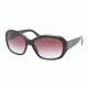 Prada PR31NS Sunglasses 1AB4V1-5816 - Black Frame, Violet Gradient Lenses