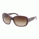 Prada PR31NS Sunglasses IAY6S1-5816 - Top Violet/Violet Transparent Frame, Brown Gradient Lenses