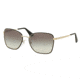 Prada PR52SS Bifocal Prescription Sunglasses PR52SS-1AB0A7-58 - Lens Diameter 58 mm, Frame Color Black/pale Gold