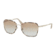 Prada PR52SS Bifocal Prescription Sunglasses PR52SS-UAO4S2-58 - Lens Diameter 58 mm, Frame Color Silver
