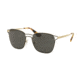 Prada PR54TS Progressive Prescription Sunglasses PR54TS-1AB5S0-55 - Lens Diameter 55 mm, Frame Color Black/pale Gold