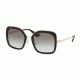 Prada PR57US Progressive Prescription Sunglasses, 54mm, Black, PR57US-1AB0A7-54-PRO