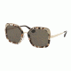 Prada PR57US Progressive Prescription Sunglasses, 54mm, Spotted Opal Brown, PR57US-UAO5S2-54-PRO