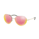 Prada PS57RS Progressive Prescription Sunglasses PS57RS-ZVN5L2-59 - Lens Diameter 59 mm, Frame Color Pale Gold