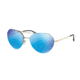Prada PS57RS Progressive Prescription Sunglasses PS57RS-ZVN5M2-59 - Lens Diameter 59 mm, Frame Color Pale Gold
