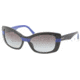 Prada PR03NS Sunglasses with No-Line Progressive Rx Prescription Lenses PR03NS-DAP3M1-5718 - Lens Diameter: 57 mm, Frame Color: Black / Blue / Black