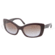 Prada PR03NS Sunglasses with No-Line Progressive Rx Prescription Lenses PR03NS-IAY6P1-5718 - Lens Diameter 57 mm, Frame Color Top Violet / Lilac Demo Lens