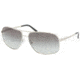 Prada Sunglasses PR53MS 1BC3M1-6114 - Silver Crystal Gray Gradient