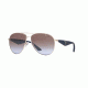 Prada TRIANGLE PR53QS Single Vision Prescription Sunglasses PR53QS-1BC2H2-60 - Lens Diameter 60 mm, Frame Color Silver