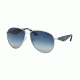 Prada TRIANGLE PR53QS Single Vision Prescription Sunglasses PR53QS-1BC8Z1-60 - Lens Diameter 60 mm, Frame Color Silver
