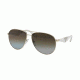 Prada TRIANGLE PR53QS Single Vision Prescription Sunglasses PR53QS-ZVN6E1-60 - Lens Diameter 60 mm, Frame Color Oro Pallido