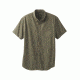 prAna Broderick Solid Short Sleeve Shirt - Men's, Cargo Green, Small, M11170310-CAGR-S