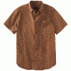 prAna Broderick Solid Short Sleeve Shirt - Men's, Tree Bark, Large, M11170310-TRBA-L