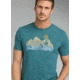 prAna Coronado T-Shirt - Mens, Deep Balsam Heather, Medium, M13181432-DMHT-M