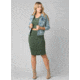 prAna Foundation Skirt - Womens, Canopy Heather, Medium, W31202122-CNHT-M