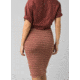 prAna Foundation Skirt - Womens, Vino Heather Stripe, Medium, W31202122-VIHS-M