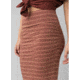 prAna Foundation Skirt - Womens, Vino Heather Stripe, Medium, W31202122-VIHS-M