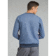 prAna Halgren Urban Long Sleeve Crew T-Shirt - Mens, Equinox Blue Heather, XXLarge, M21181411-EBHT-XXL
