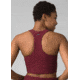 prAna Momento Crop Top - Womens, Maroon/Nautical, Large, 1963231-601-L