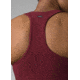 prAna Momento Crop Top - Womens, Maroon/Nautical, Large, 1963231-601-L