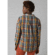 prAna Percy Top - Womens, Nickel Plaid, Medium, W21180493-NIPD-M