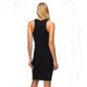 prAna Foundation Rib Dress - Womens, Black Heather, M, 1971491-002-M