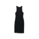 prAna Foundation Rib Dress - Womens, Black Heather, M, 1971491-002-M