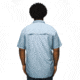 prAna Lost Sol Short Sleeve Shirt Standard Fit - Mens, Chambray Heather, M, 1972351-401-ST-M