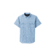 prAna Lost Sol Short Sleeve Shirt Standard Fit - Mens, Chambray Heather, M, 1972351-401-ST-M