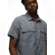 prAna Lost Sol Short Sleeve Shirt Standard Fit - Mens, Nautical Heather, S, 1972351-400-ST-S
