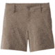 prAna Revenna Short 5in Inseam Womens, Mud, 4, W3118RG12-MUD-4