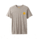 prAna Transition Short Sleeve Mens, Dark Khaki Heather, Large, M11180470-DKHT-L