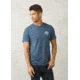 Prana Transition Short Sleeve Mens, Denim Heather, Small, M11180470-DEHT-S