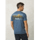 Prana Transition Short Sleeve Mens, Denim Heather, Small, M11180470-DEHT-S