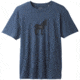 prAna Wise Journeyman Tee - Mens, Denim Heather, Medium, M11180479-DEHT-M