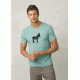 prAna Wise Ass Journeyman Tee - Men's, Sweetwater Green Heather, Small, M11180479-SGHT-S