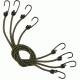 ProForce Heavy Duty Bungee Cord, Olive, 4 Pack PF71060