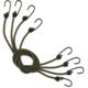 ProForce Heavy Duty Bungee Cord, Olive, 4 Pack PF71060