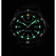ProTek Carbon USMC Dive Watch, Carbon Case/Black&amp;Blue Dial/Black Strap, One Size, PT1013